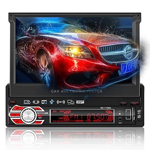 1 DIN Autoradio Bluetooth Voiture Stéréo, OCDAY 7 "Voiture MP5 Lecteur