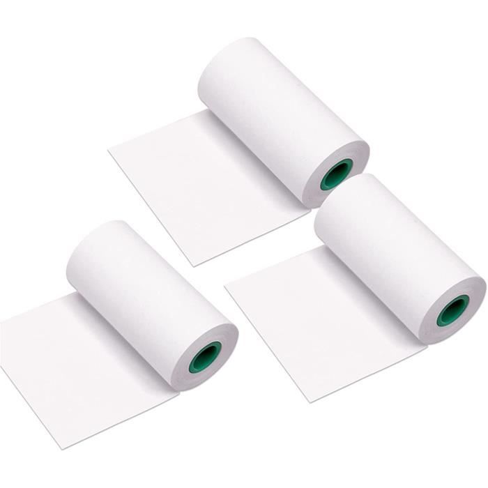 JEPODOR Lot de 6 rouleaux de papier thermique pour imprimante photo PeriPage Paperang 57 x 30 mm 