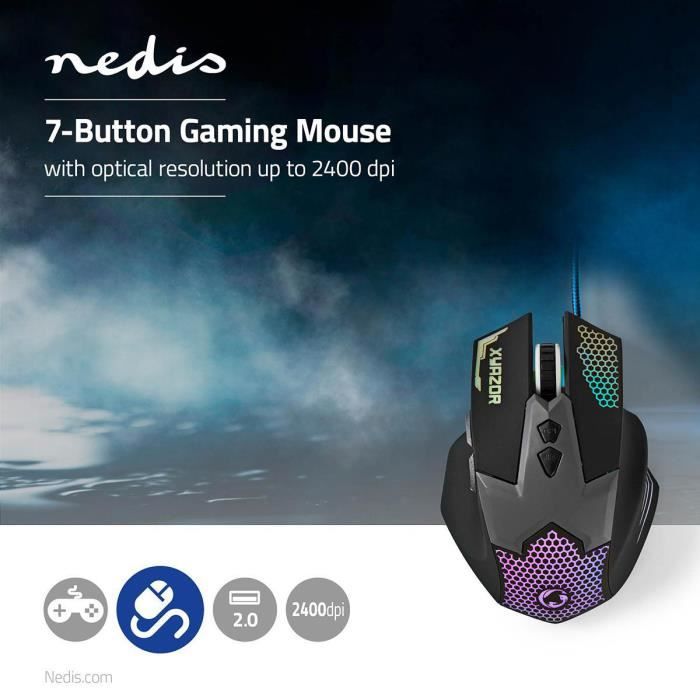 Souris Spirit Of Gamer PRO-M1 – Optique 8000 DPI, 7 Boutons Programmables - vue 6