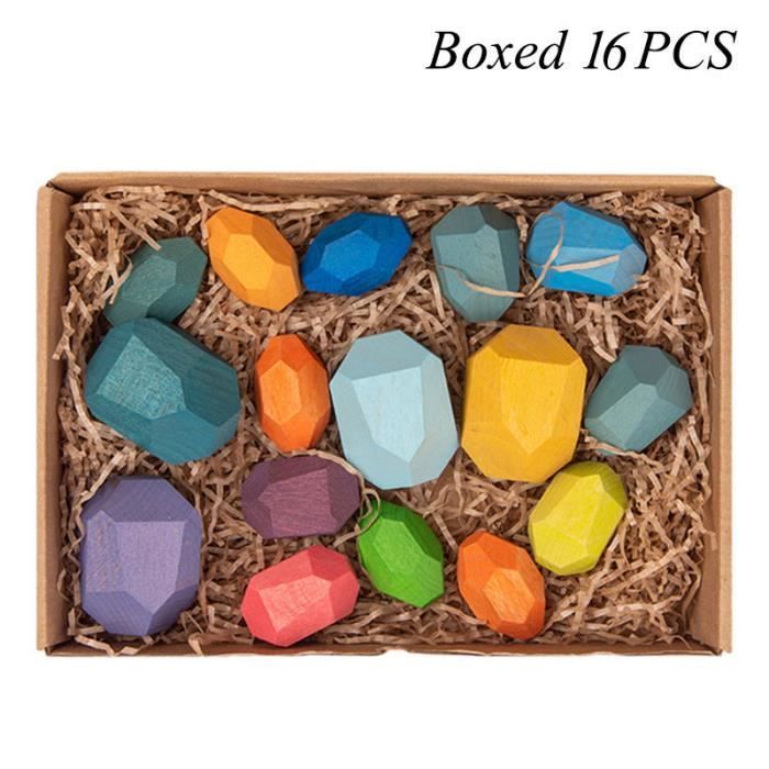 Gâteau d'anniversaire en bois pour enfants, Jouets de cuisine, Jeu de