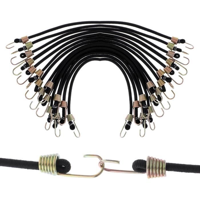 Tendeurs Elastique Avec Crochets, 12 Pièces Élastiques Avec