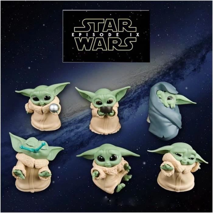Star Wars The Mandalorian Pack De 6 Figurines Baby Bounties The Child Bebe Yoda De 5 5 Cm Buvant Sa Soupe Et Dans Sa Couverture Cdiscount Puericulture Eveil Bebe