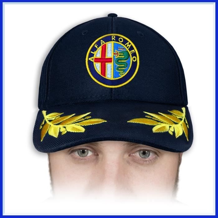 Alfa Romeo Casquette 3D Brodé Logo Auto Voiture Chapeau Baseball Cap Homme Femme