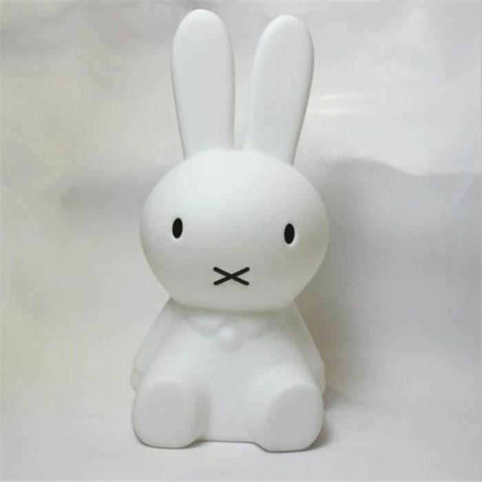 Ligoo 50cm D Eclairage Miffy Lapin Salle D Enfants Decoration Table Lampe Bebe Pour Accompagner La Lumiere De Nuit Cdiscount Bricolage
