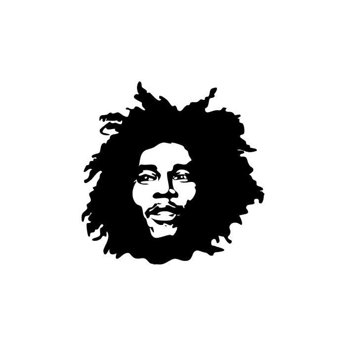 Autocollant Mural Large Citation Bob Marley choix 4 nouvelles conceptions sur mesure Transfert Autocollant