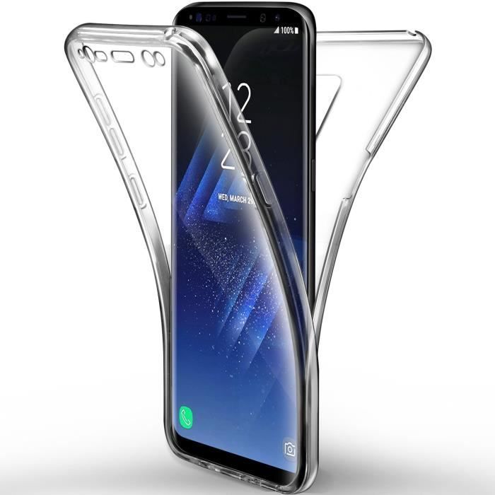 سعر جبنة بوك Coque 360 Degré Transparente Samsung S9, Coque Silicone Gel ...