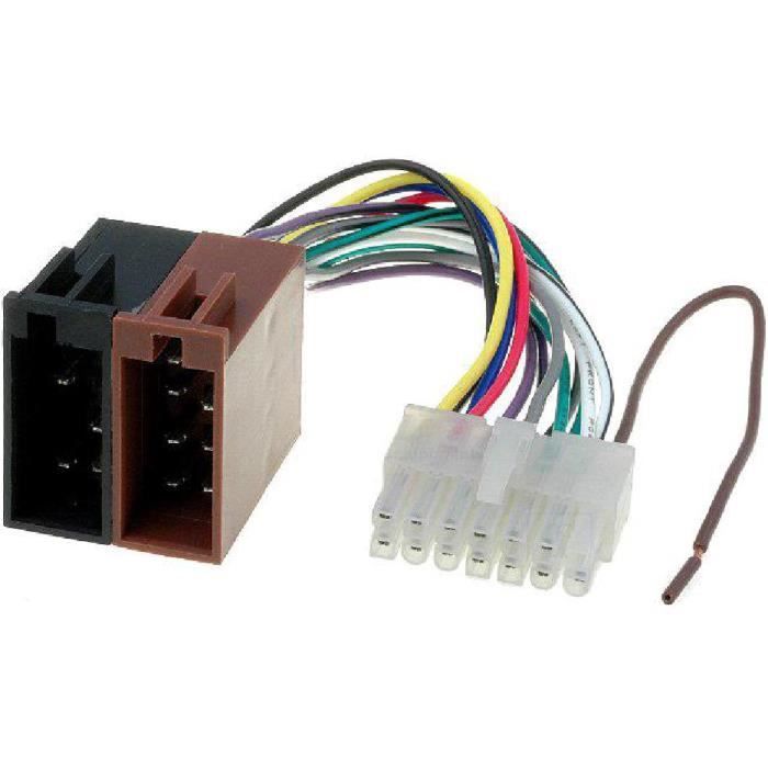 Câble Autoradio Pioneer 14 Pins Vers ISO - Neuf, Pour Installation Facile, Marque ADNAuto