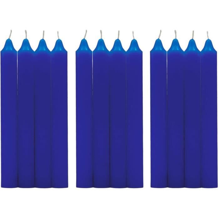 Cereria De Giorgio Risthò Bougies Coniques Pour Bougeoir, Cire, Rouge, 2.2 X 25 Cm, 10 Unités