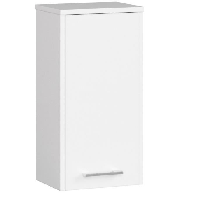 Armoire salle de bains AKORD FIN accr. au mur Blanche 30 cm 1 porte façade Blanche 2 étagères 30x225x60 cm Armoire salle de bains AKORD FIN accr. au mur Blanche 30 cm 1 porte façade Blanche 2 étagères 30x225x60 cm