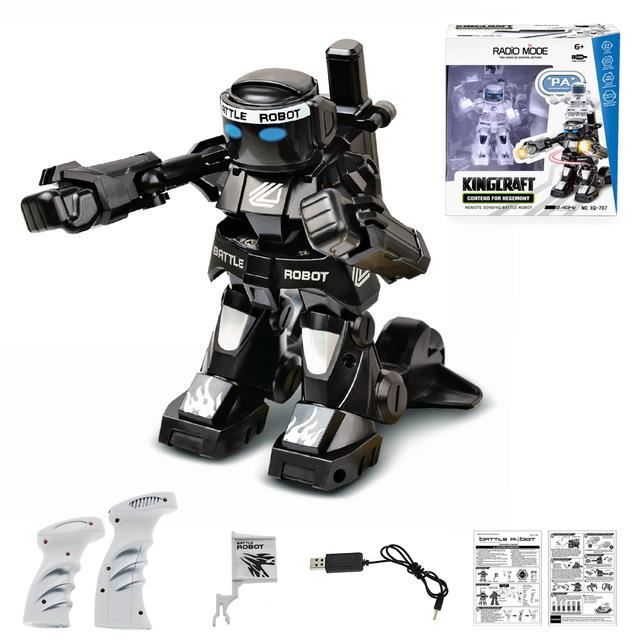 Noir - Robot de combat télécommandé 2.4G, jouets avec effets