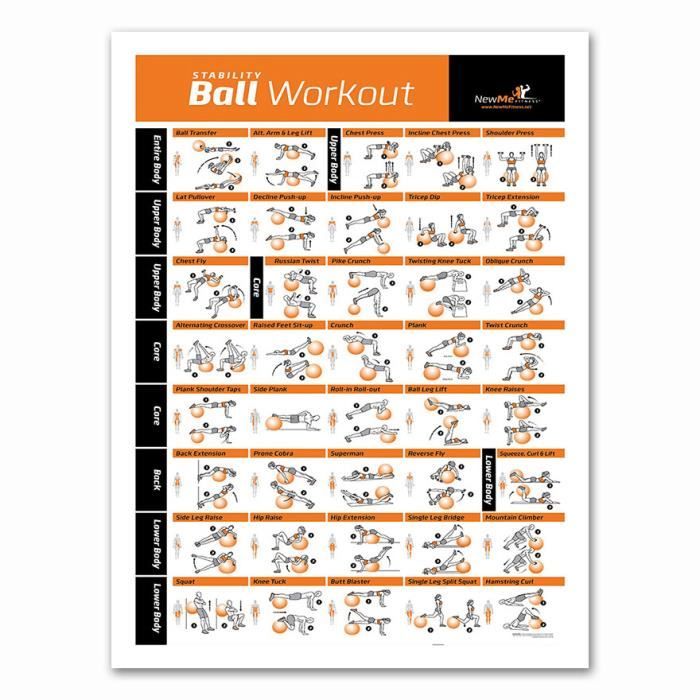 Affiche D'exercices Haltères Ling88 – Tableau Musculation, Guide Pour Construire Du Muscle, 50x70 Cm