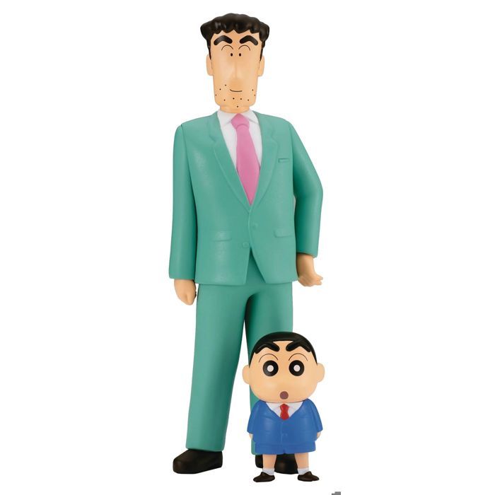 Figurine Sin Chan Famille Nohara Shinnosuke et Hiroshi