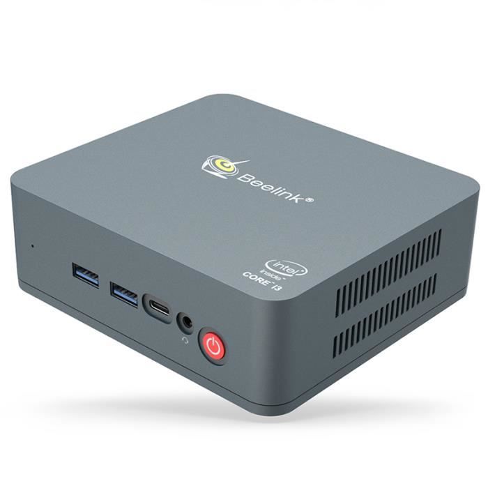 Vente Ordinateur de bureau MINI PC Beelink U55 - RAM 8Go - SSD 256Go - Intel Core i3-5005U - Windows - 5G WiFi pas cher Vente Ordinateur de bureau MINI PC Beelink U55 - RAM 8Go - SSD 256Go - Intel Core i3-5005U - Windows - 5G WiFi pas cher