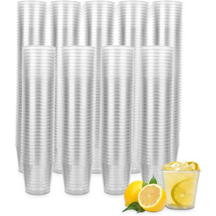 200pcs Verres à Shot Plastique50ml Gobelet Plastique Transparent