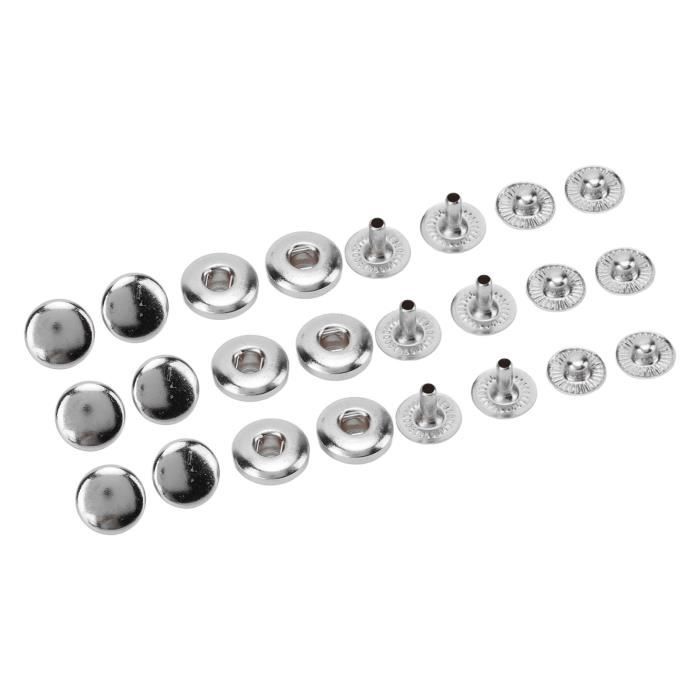 Kit De 120 Boutons-pression En Métal Avec Pince à Poinçonner Et 4 Outils De Fixation Pour Travaux De Reparation De Vetements 6 Couleurs Rwcuisine Maison Loisirs Creatifs Couture Mercerie Bout 85325330