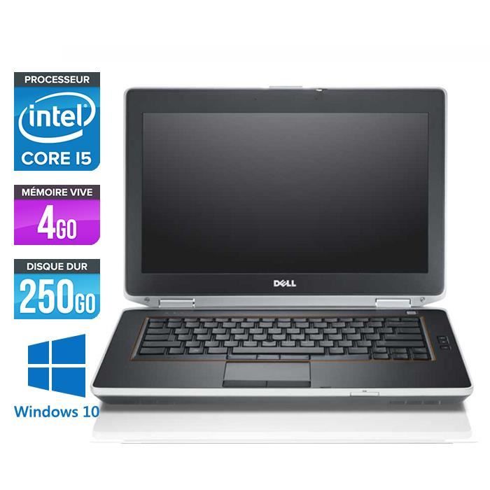 Top achat PC Portable Dell E6420 -Core i5 2,5GHz -4Go -250Go -Windows 10 pas cher