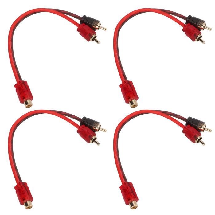 Boladge – Adaptateur Y Deans T 1 Femelle Vers 2 Mâles – 14AWG 10 Cm – Pour Batteries RC En Parallèle