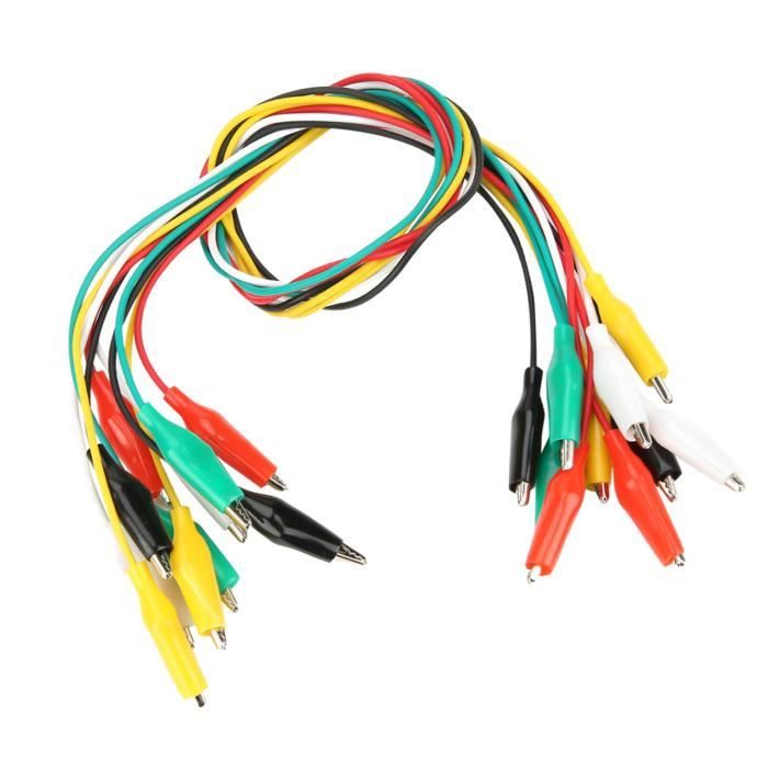 Lot De 10 Pinces Crocodiles Miniatures 51 Mm 10A - Pinces De Test électrique, Connexion 4mm | Pour Bricolage, électronique, Laboratoire - 8