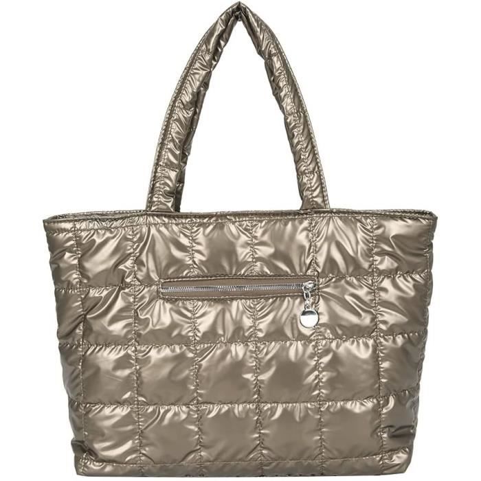Sac à Bandoulière Kipling Amiren Matelassé - Gris Souris - Neuf Sans étiquette