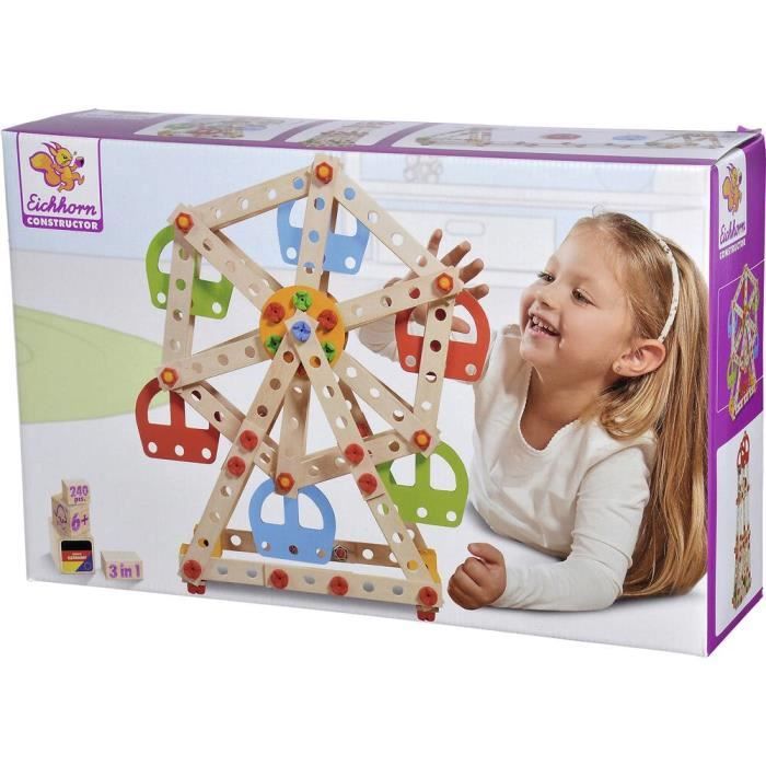 188 PCS Jeu De Construction Cube Assemblage 188 PCS Briques Jouets Des Enfants - Achat / Vente