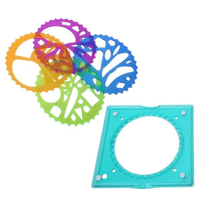 Regle - Equerre,Règle De Gabarit Géométrique En Plastique Ensemble Cercle,ovale,Arc,Triangle