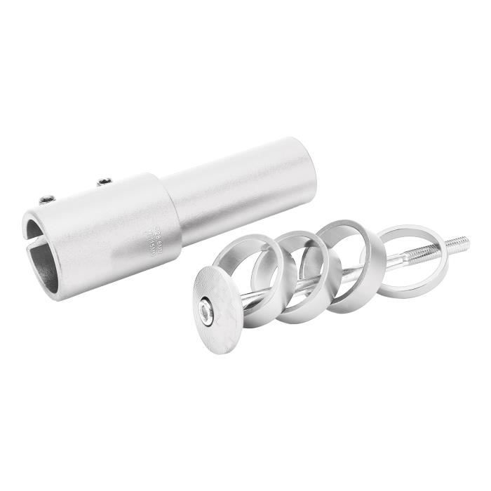 Élévateur De Tige De Vélo - Rallonge Guidon Réglable En Alliage D'Aluminium, 12,2 Cm