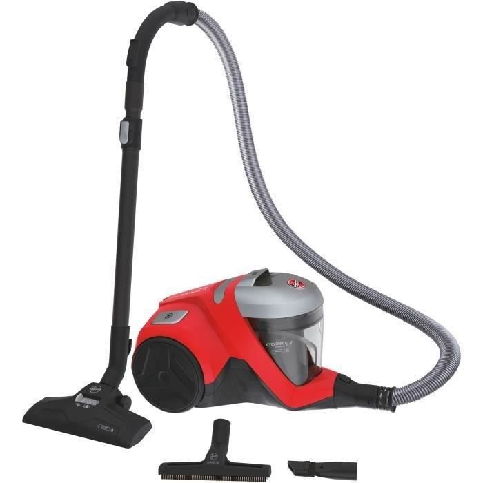 HOOVER HP310HM Aspirateur traîneau sans sac, Puissant 850W Compact Technologie Cyclonique Grande Capacité 2L + Brosse Parquet,