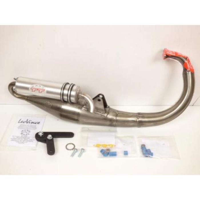 Pot D'échappement LEOVINCE TT Pour Peugeot Jetforce 50 C-TECH - 2 Temps - Type A1 - Haute Performance