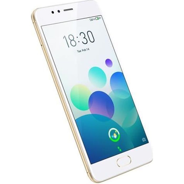 Vente T&eacute;l&eacute;phone portable Meizu M5s Smartphone double SIM 4G LTE 16 Go microSDXC slot TD-SCDMA - UMTS - GSM 5.2" 1 280 x 720 pixels (282 ppi) RA-MZUM5S16GBGLD pas cher