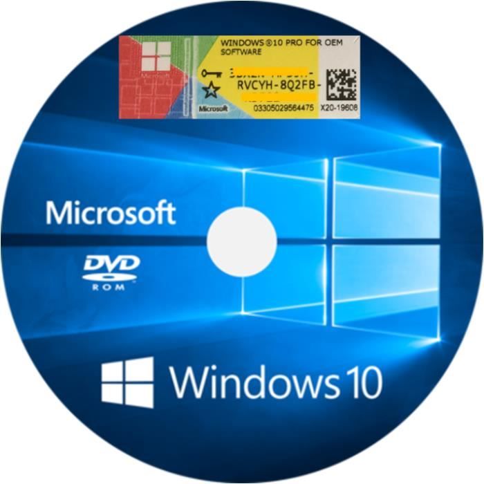 Windows 10 Famille DVD