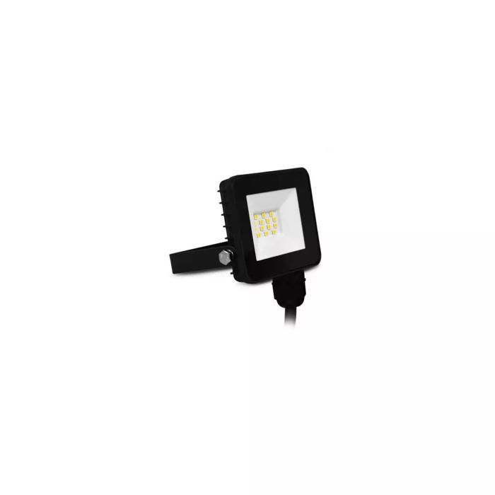 projecteur led noir 10w ip65 - miidex lighting
