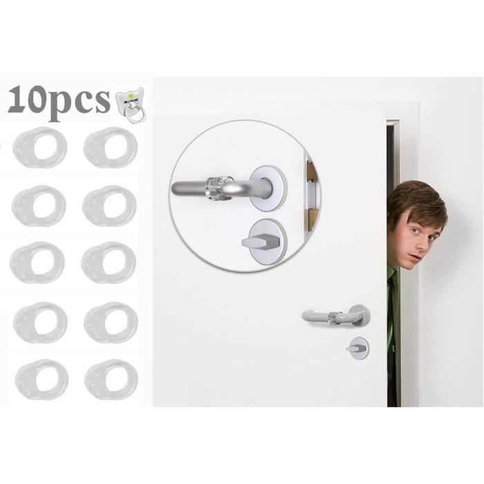 Protection poignee porte 10PCS protège poignée porte transparents