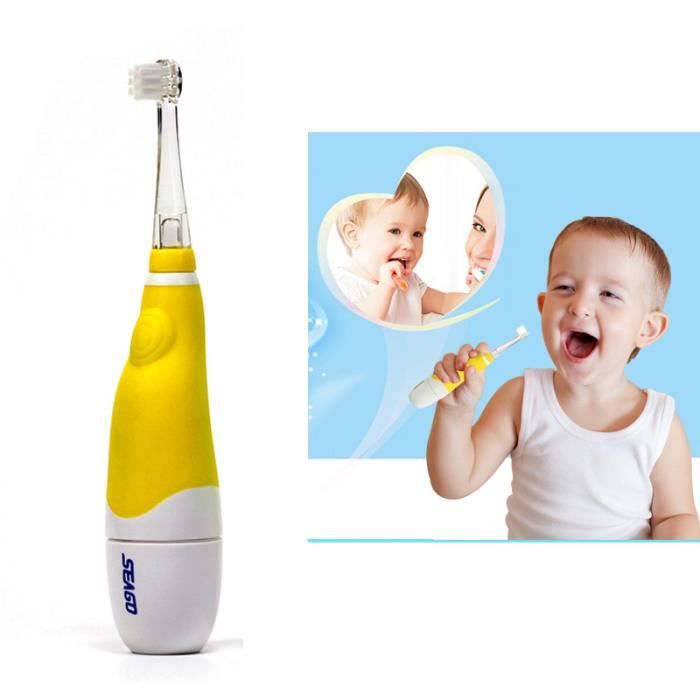 Brosse A Dents Electrique Bebe Jaune Cdiscount Electromenager