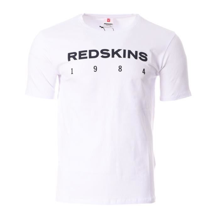 T-shirt Blanc Homme Redskins Steelers