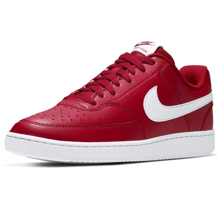 Baskets Nike Nike Court Vision Lo CD5463-600 Rouge - Cdiscount Chaussures