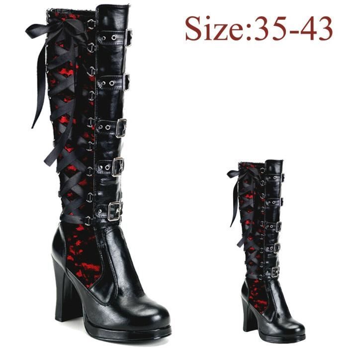 chaussure plateforme gothique pas cher