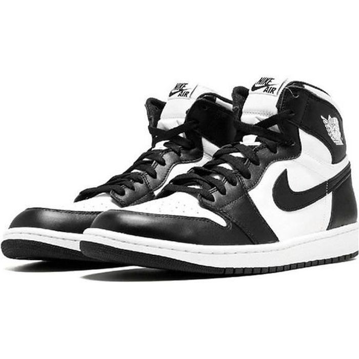 Air Jordan 1 Retro Black White Panda Chaussures de Basket pour ... Air Jordan 1 Retro Black White Panda Chaussures de Basket pour ...