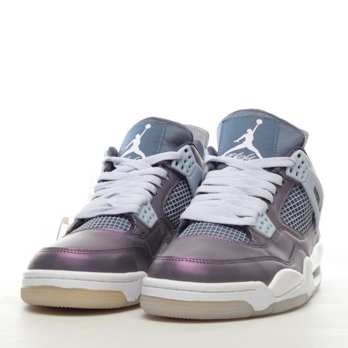 BASKETS Airs-Jordans 4 Retro GS Monsoon Blue BQ9043-400 Homme Femme Sz-43 Sy1 - Cdiscount Chaussures