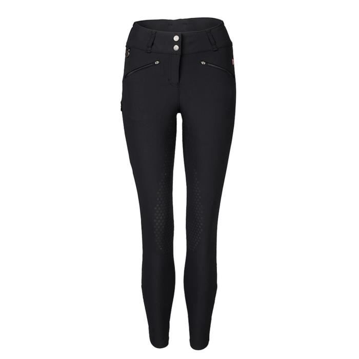 Pantalon D'équitation Femme Ovation - Taille 32L Noir - Idéal Pour Le Sport équestre