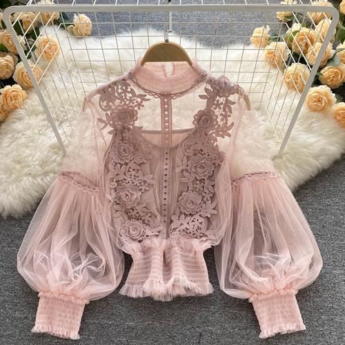 Chemisier Femme Bohème Coton-lin - Manches Longues, Col V, Taille Oversize