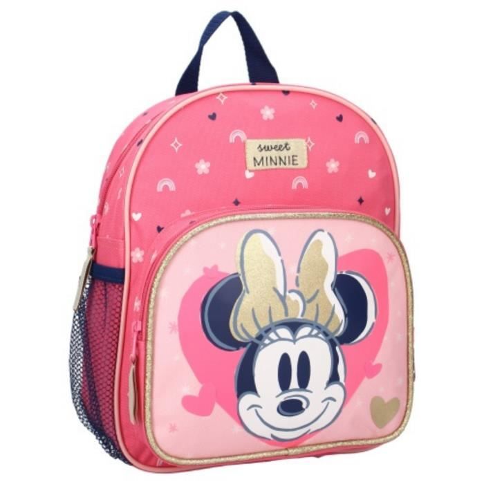 Mybagstory - Sac à dos - Minnie Mouse - Rose - Enfant - Ecole