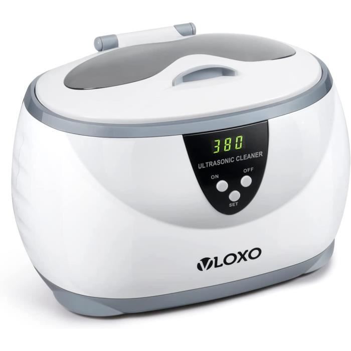 Nettoyeur à Ultrasons 45 000 Hz Pour Lunettes, Bijoux, Rasoirs - Silencieux Et Portable