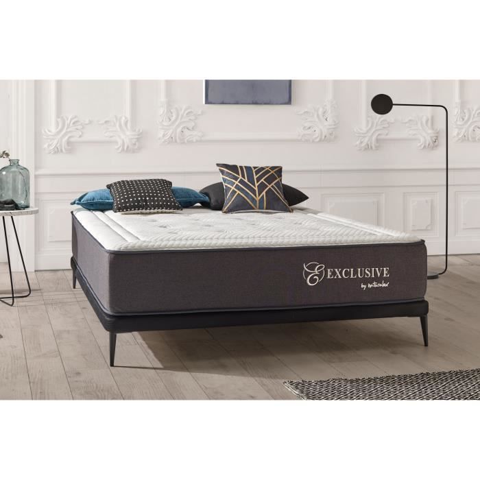 Matelas Exclusive 105x200 Cm Haut De Gamme Collection Hotel Mousse A Memoire Hr Systeme Multicouches Blue Latex 7 Zones Epais 25 Cm Cdiscount Maison