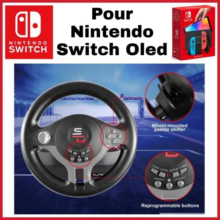 Pack Volant 180° + pedales pour Nintendo Switch OLED