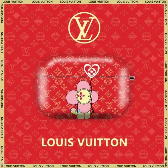 Coque Supreme Louis Vuitton en Silicone Liquide pour AirPods Pro, Coque de  Protection, Etui Antichoc, Anti-Rayures