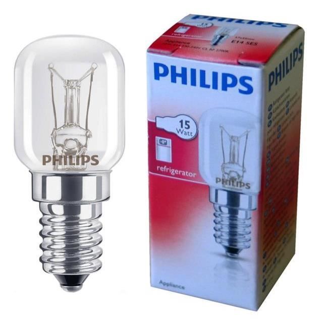 Ampoule de frigo 15w T25 SES E14 Claire (Philips 924197744452