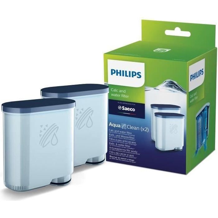 AquaHouse Lot de 2 filtres à eau compatibles avec les machines à café Philips CA6903/22 AquaClean CA6903/10 et Saeco