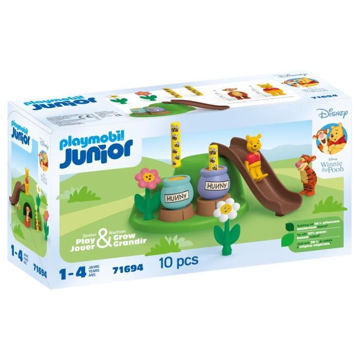 Playmobil Junior & Disney 71694 : Winnie 'ourson et Tigrou avec jardin d'abeilles Playmobil - vue 3