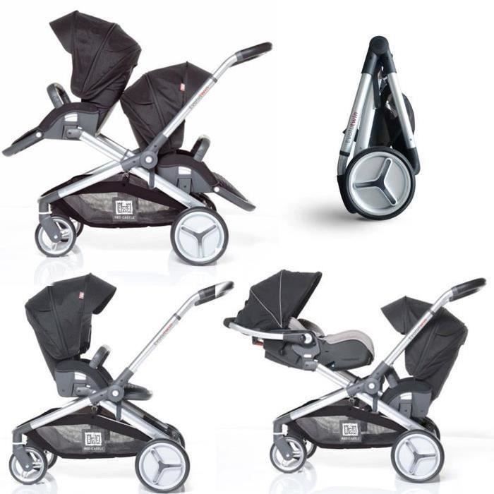 soldes poussette red castle