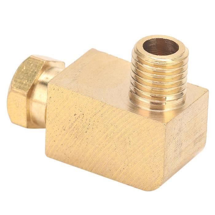 Lot De 4 Adaptateurs Coudés 90° Pour Tuyau Air Comprimé 19mm - Métal Et Cuivre, Double Joint Torique - 10